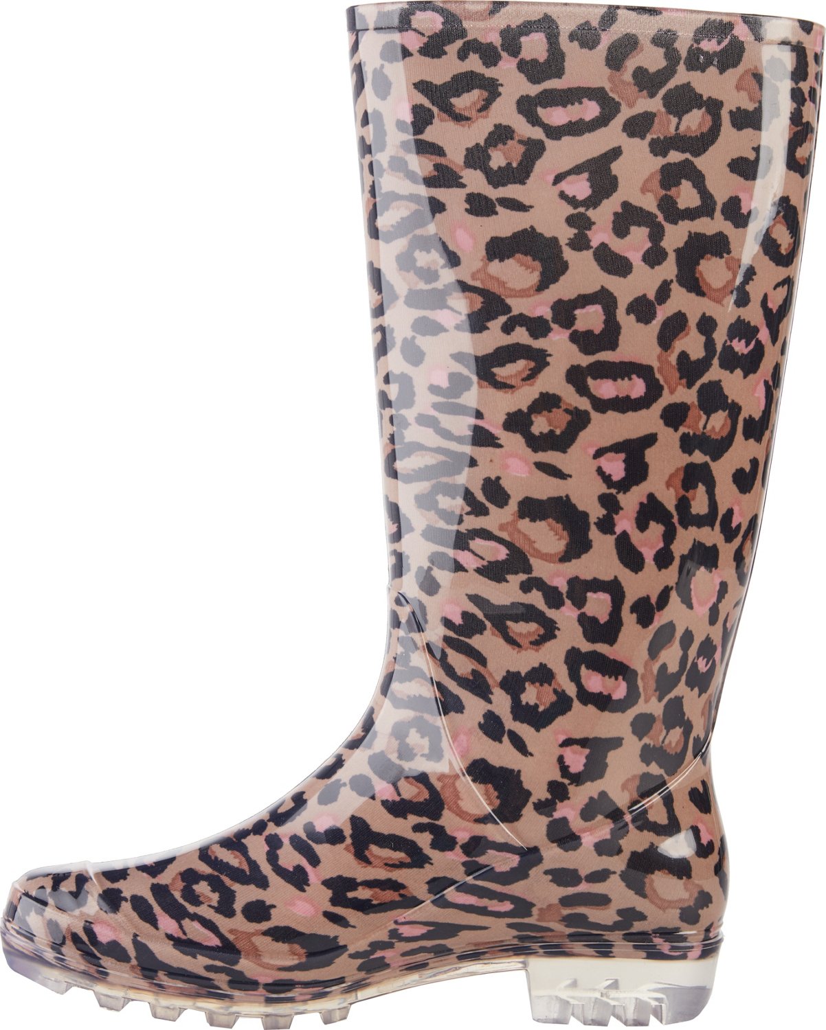 Magellan Outdoors Women's Tall Cheetah PVC Boots Academy
