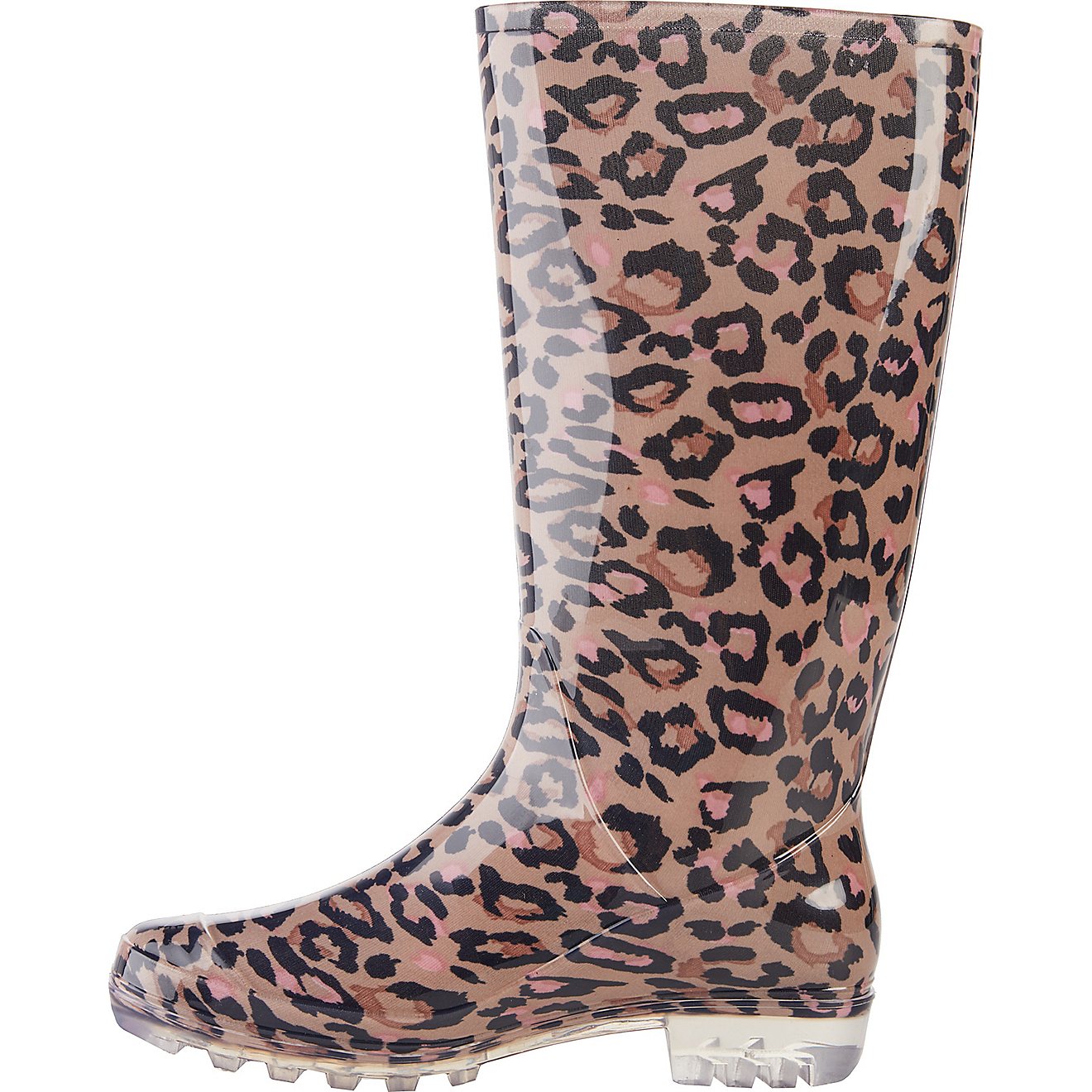 Magellan Outdoors Women's Tall Cheetah PVC Boots                                                                                 - view number 2