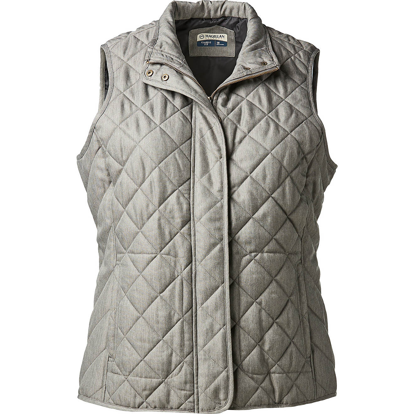 Magellan Outdoors Women's Willow Creek Plus Size Quilted Vest                                                                    - view number 1