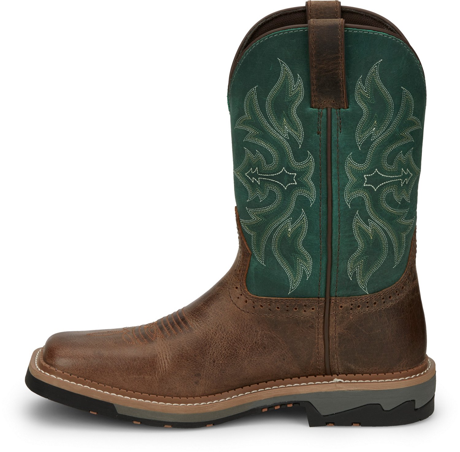 Justin Men's Stampede Bolt Work Boots Academy