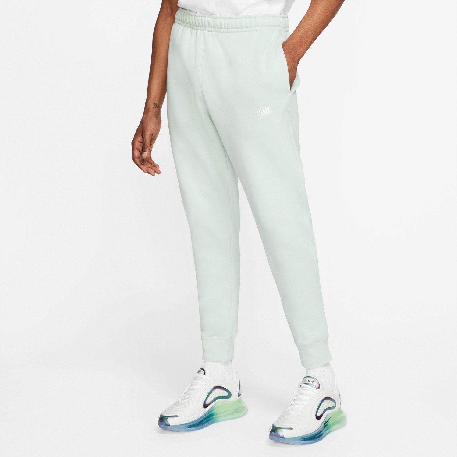 nike club joggers green