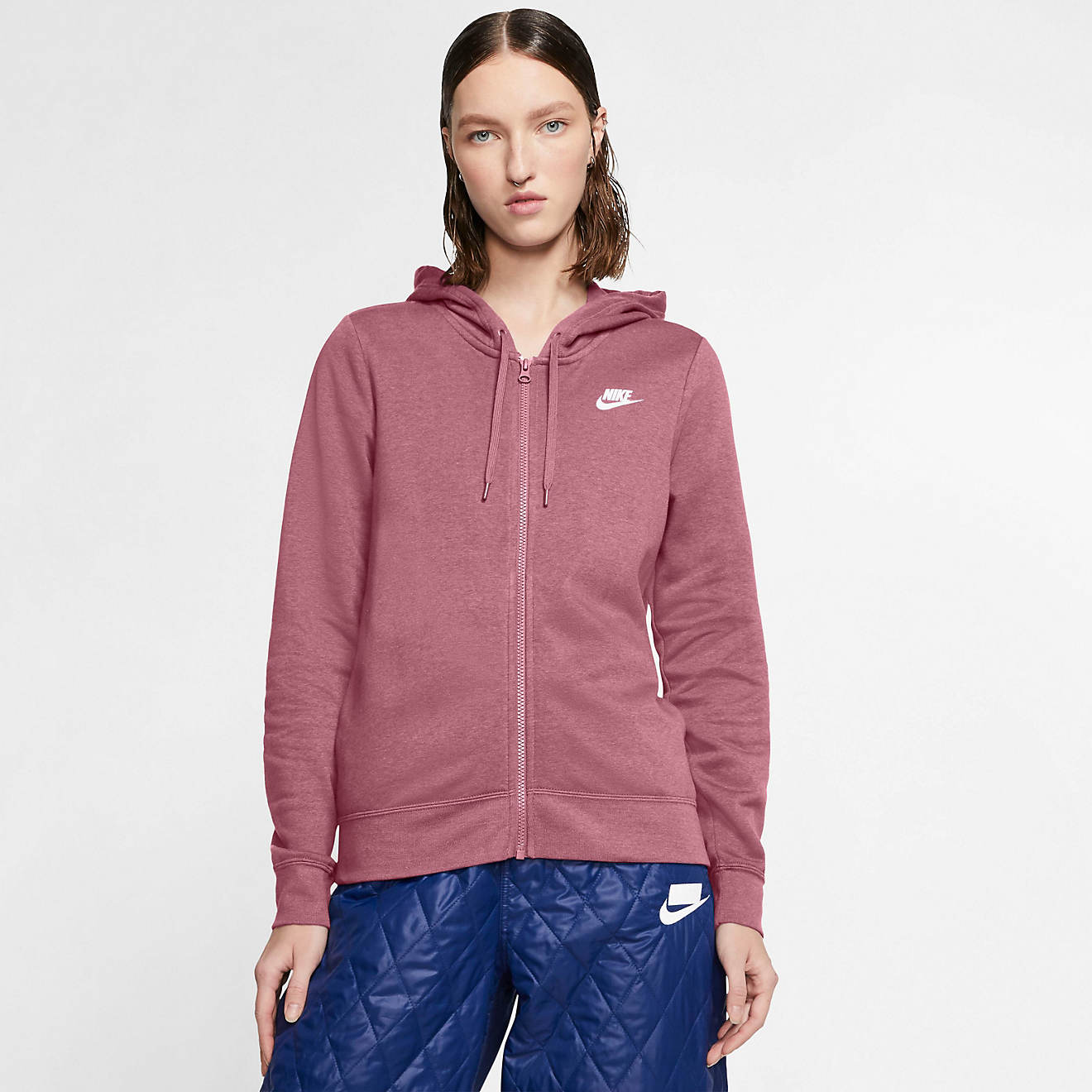Nike Women's Sportswear Club Fleece Full-Zip Hoodie | Academy