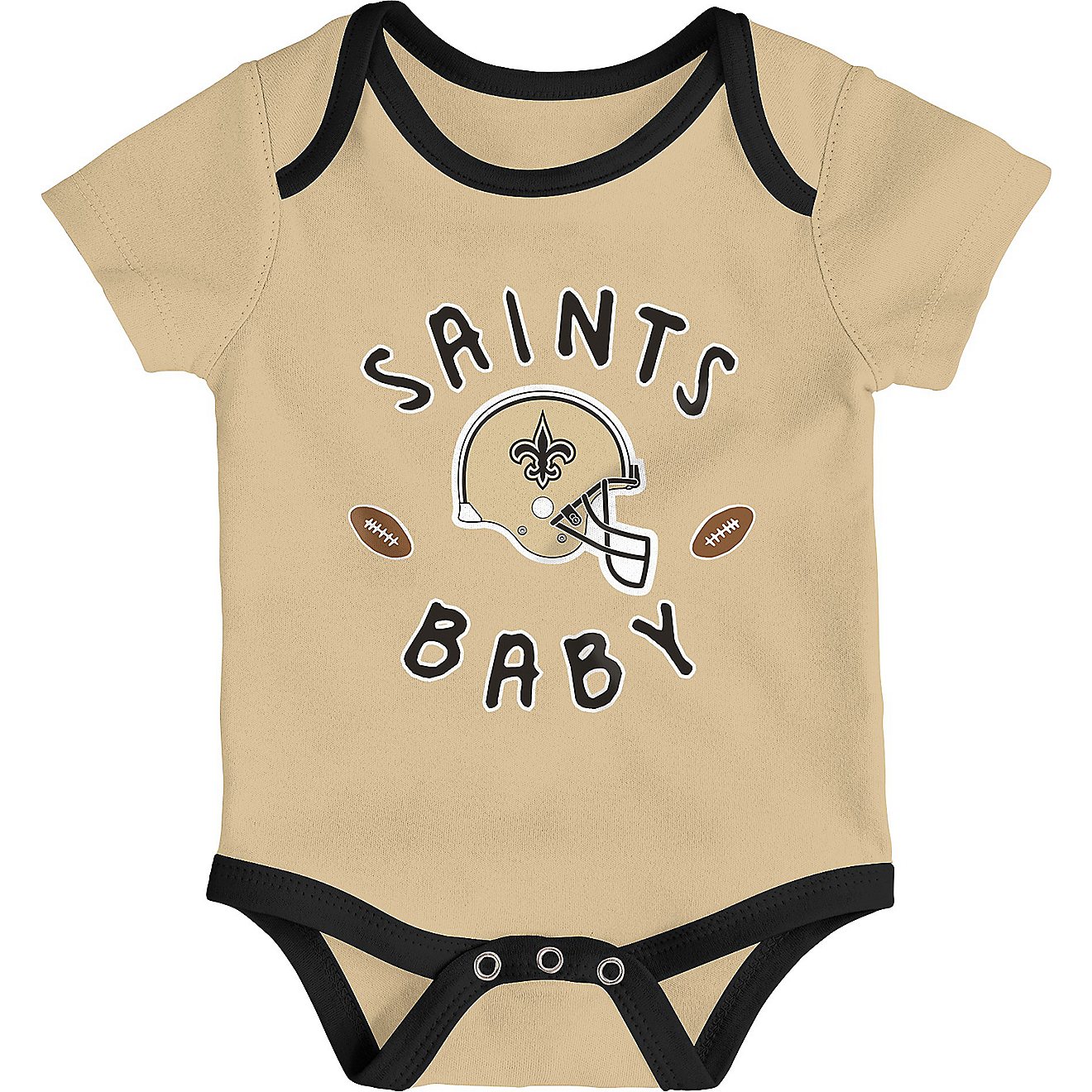 NFL Infants' New Orleans Saints Champ 3-Piece Creeper Set                                                                        - view number 3