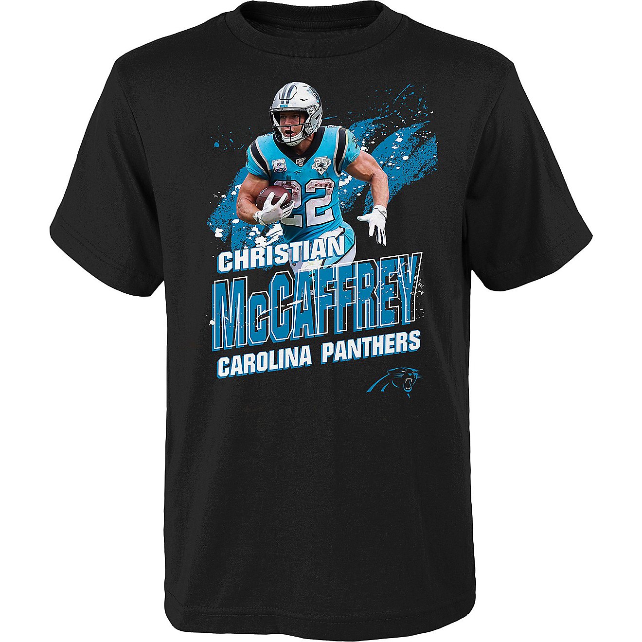 Outerstuff Youth Carolina Panthers Christian McCaffrey Player Max Short Sleeve T-shirt                                           - view number 1