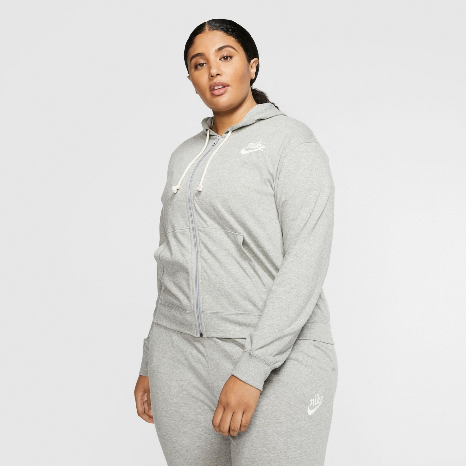 Nike Women's Sportswear Gym Vintage Plus Size Full Zip Hoodie | Academy
