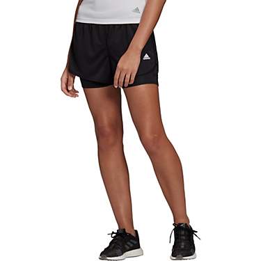 adidas Women's Marathon 20 2-in-1 Running Shorts                                                                                