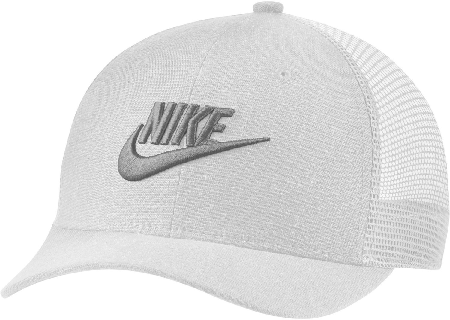 nike trucker cap white