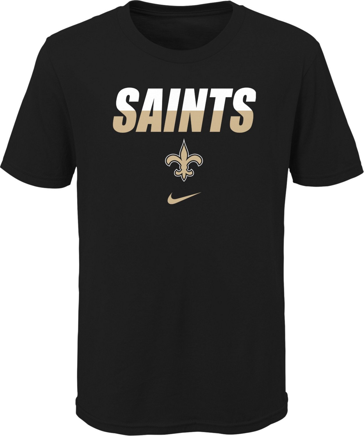 Nike Boys' New Orleans Saints Split Graphic T-shirt | Academy