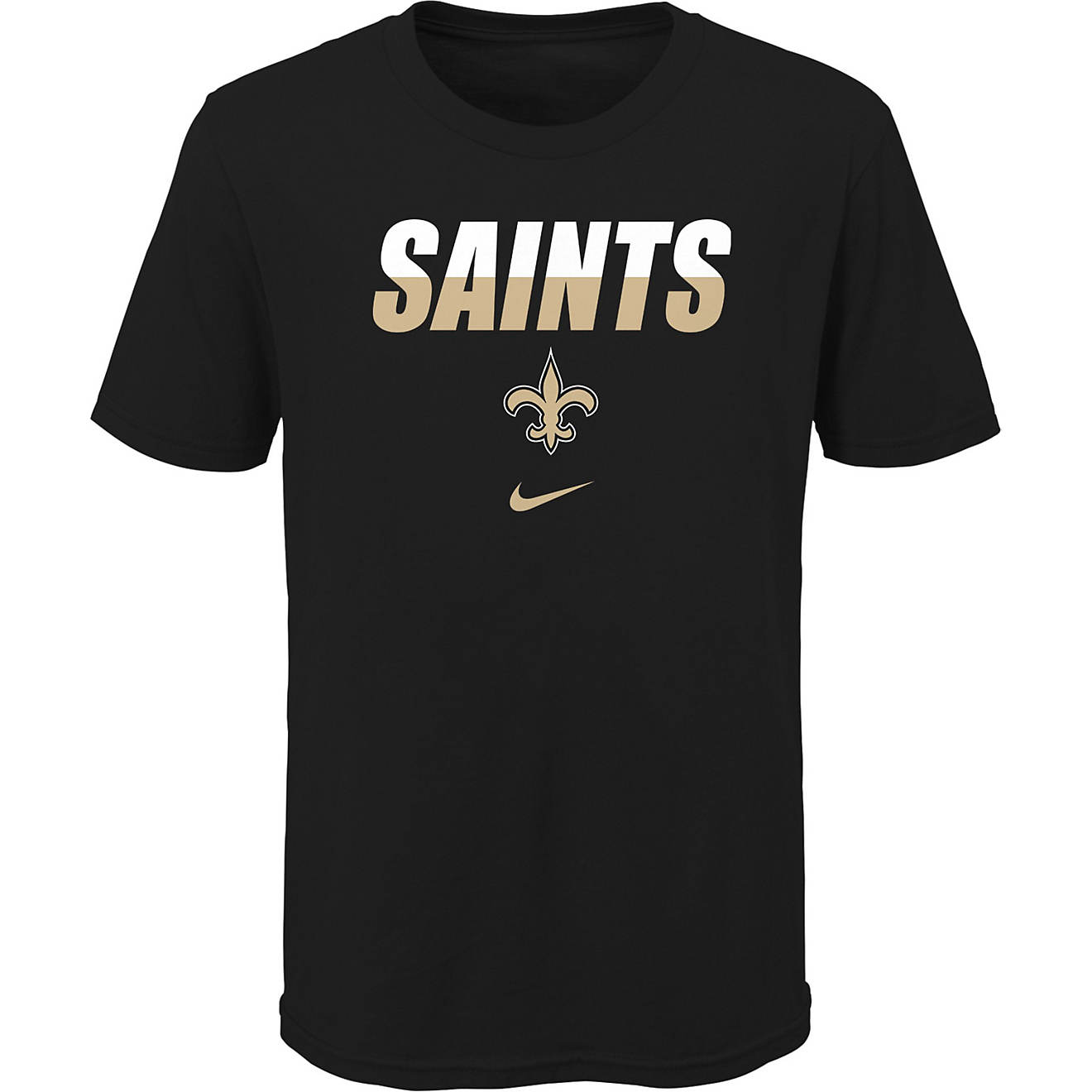 Nike Boys' New Orleans Saints Split Graphic T-shirt | Academy