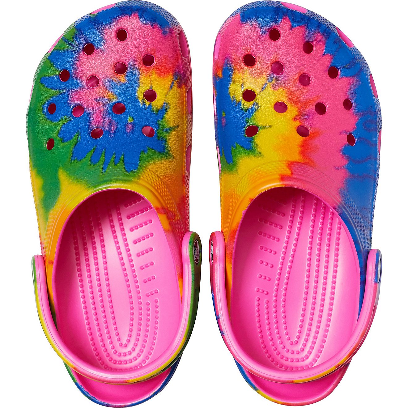 Crocs Classic Adults' Tie Dye Slip-On Walking Clogs                                                                              - view number 6