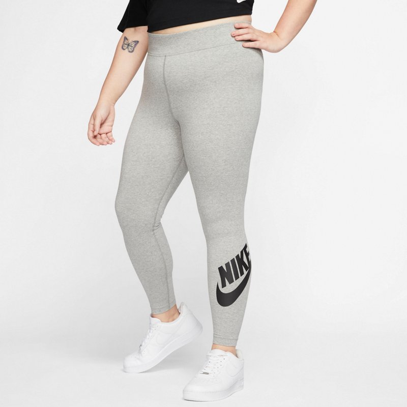 Nike Women's Sportswear Leg-A-See High-Rise Plus Size Leggings Gray, 1X -  Women's Athletic Performance Bottoms at Academy Sports | SheFinds