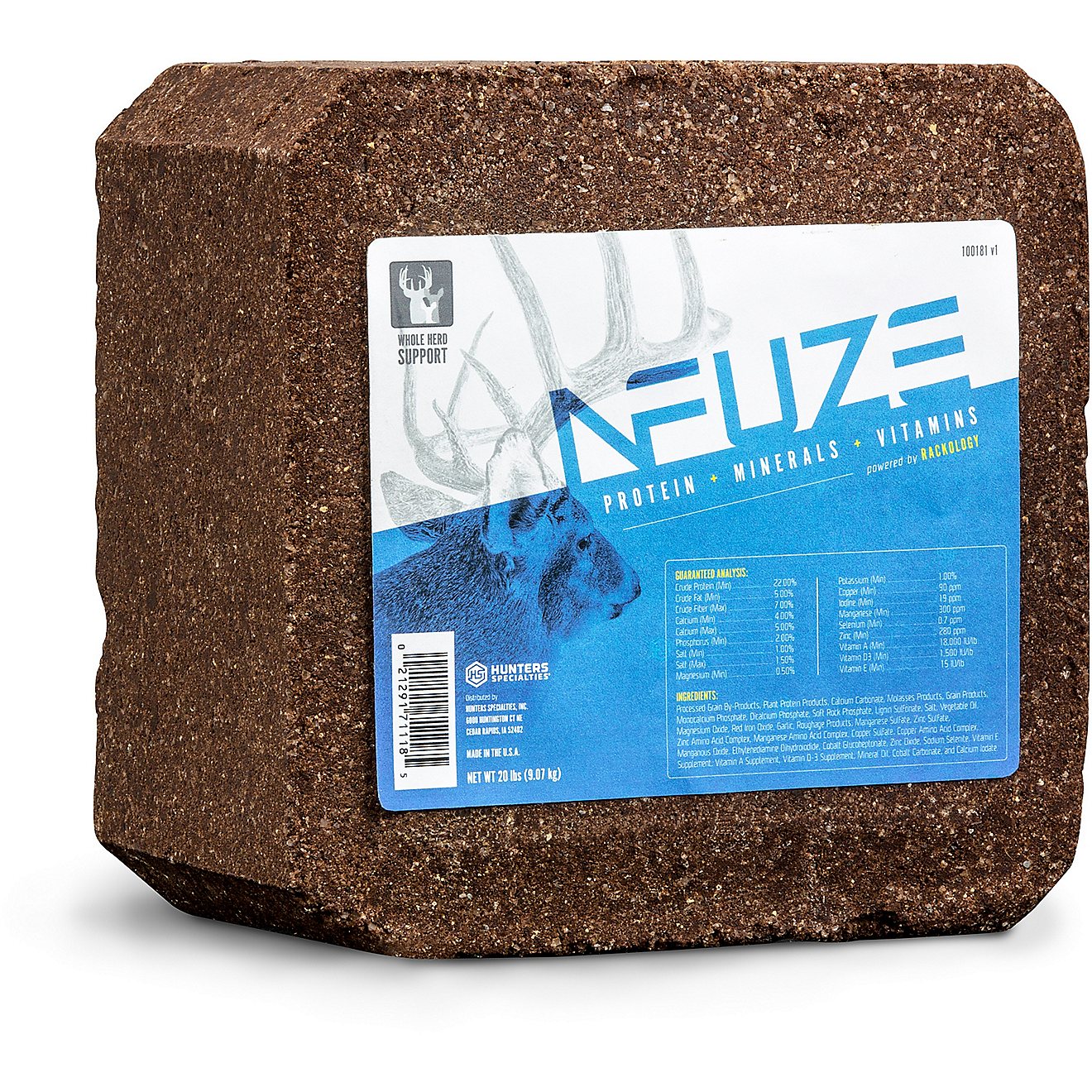 Hunter's Specialties NFUZE 20 lb Protein Block                                                                                   - view number 1
