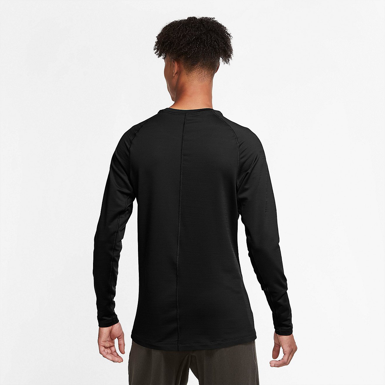 Nike Men's Pro Warm Long Sleeve Crew Top                                                                                         - view number 2