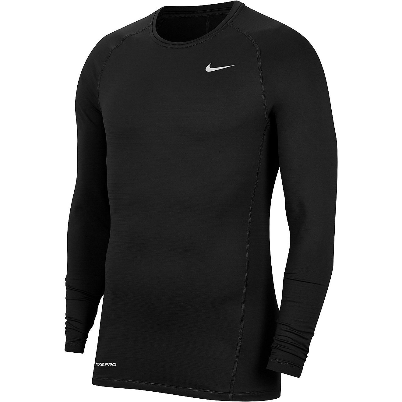 Nike Men's Pro Warm Long Sleeve Crew Top                                                                                         - view number 3