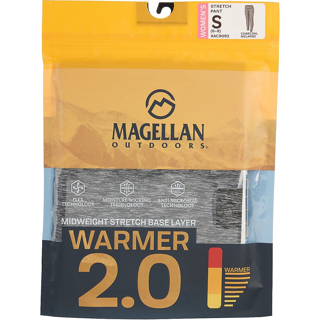 Magellan Outdoors Women's 2.0 Thermal Full Length Baselayer Pants                                                                - view number 3