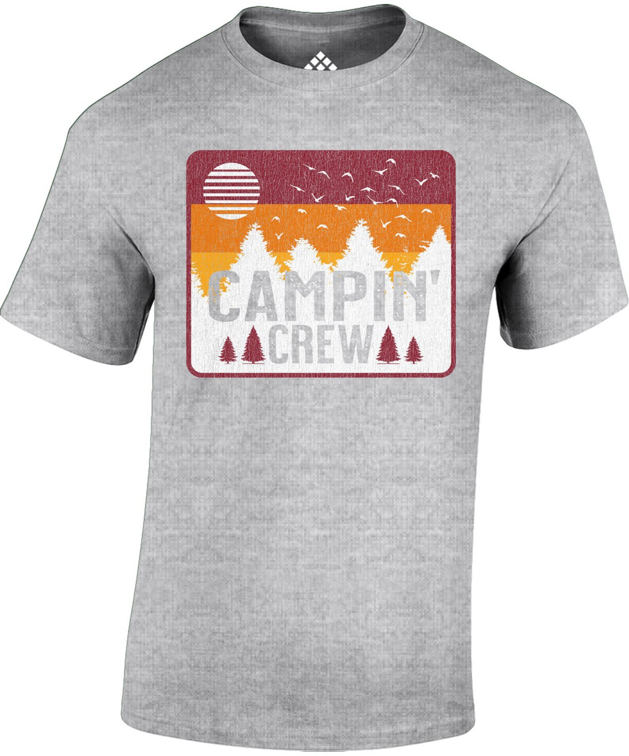 Academy Sports + Outdoors Men's Campin’ Crew Short Sleeve Tshirt Academy