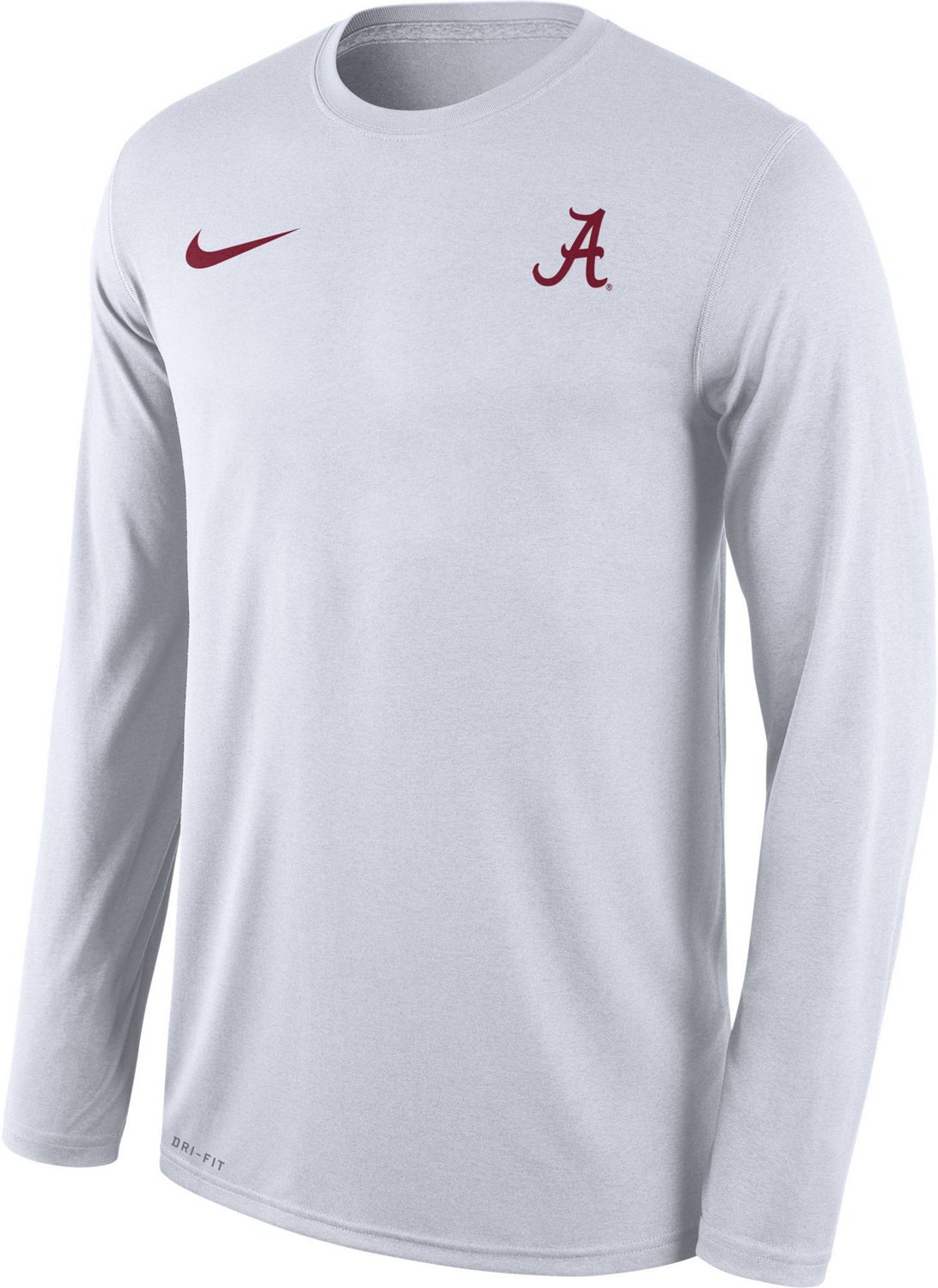 Nike Men's University of Alabama Small Legend Logo Long Sleeve T-shirt ...