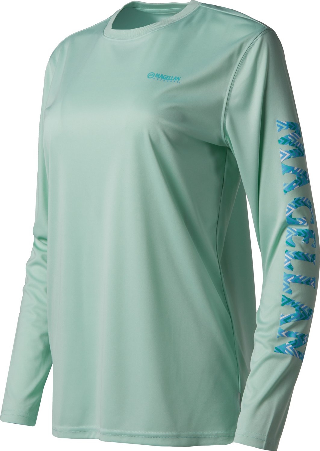 Magellan Outdoors Women's Caddo Lake Logo Crew Long Sleeve T-shirt                                                              