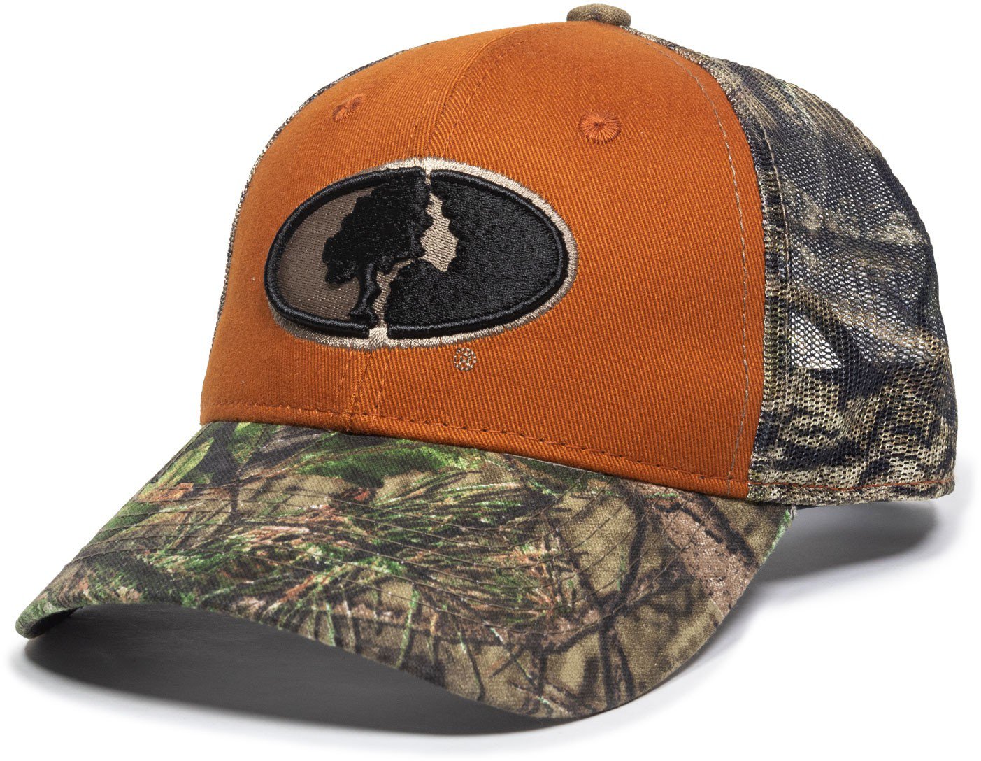 Outdoor Cap Men's Mossy Oak Logo Burnt Cap | Academy