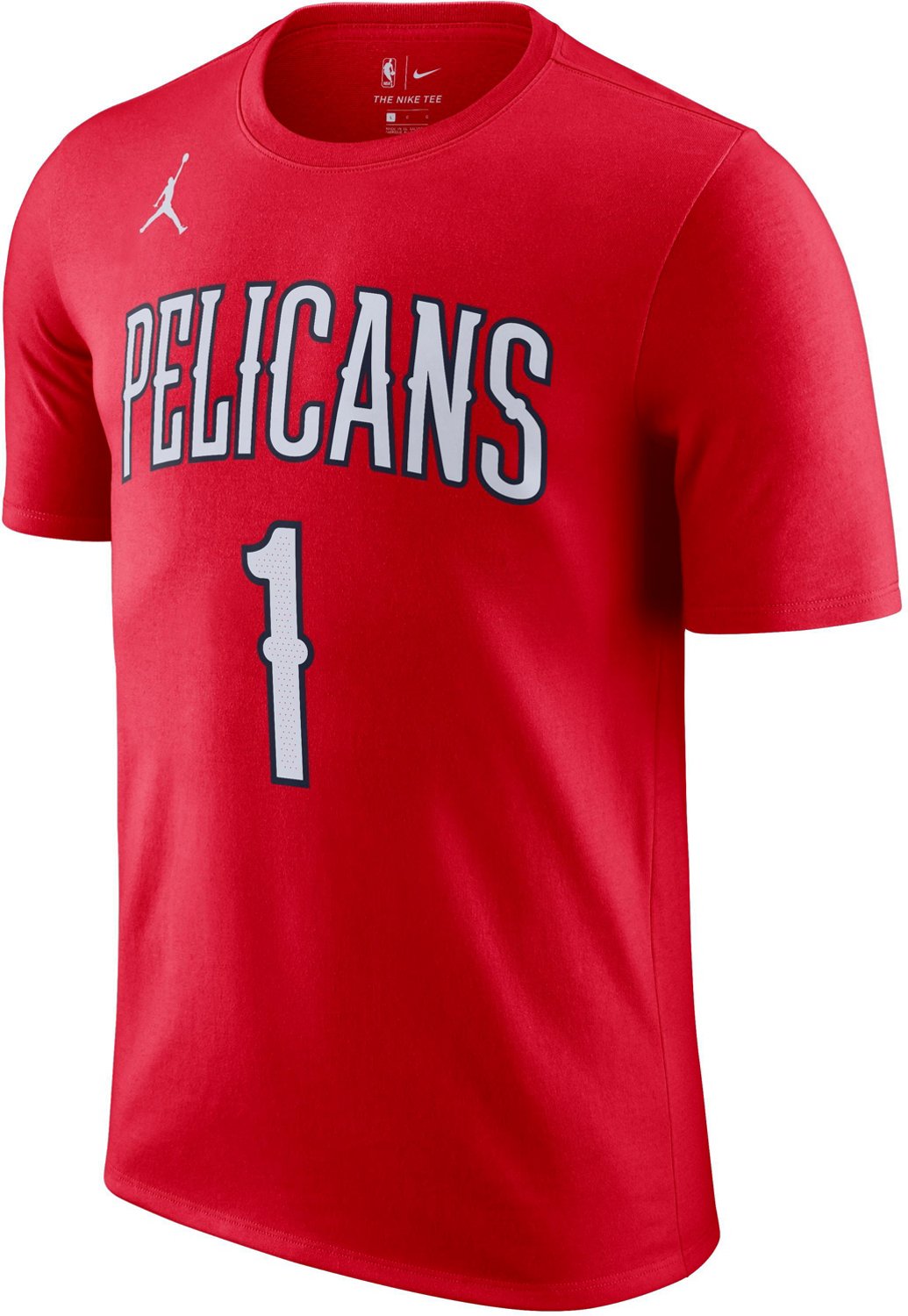 Nike Men's New Orleans Pelicans Zion Williamson 1 Essential Statement T ...