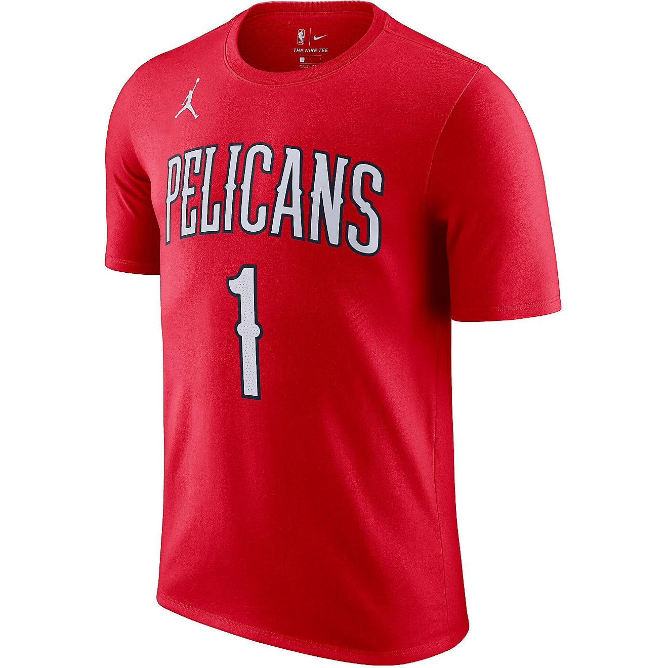 Nike Men's New Orleans Pelicans Zion Williamson 1 Essential Statement T-shirt                                                    - view number 1
