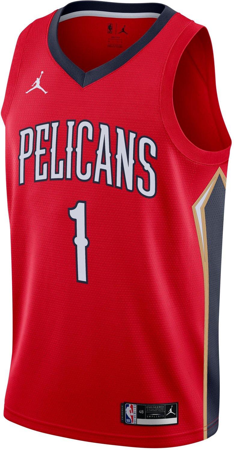 Nike Men's New Orleans Pelicans Zion Williamson Swingman Statement ...