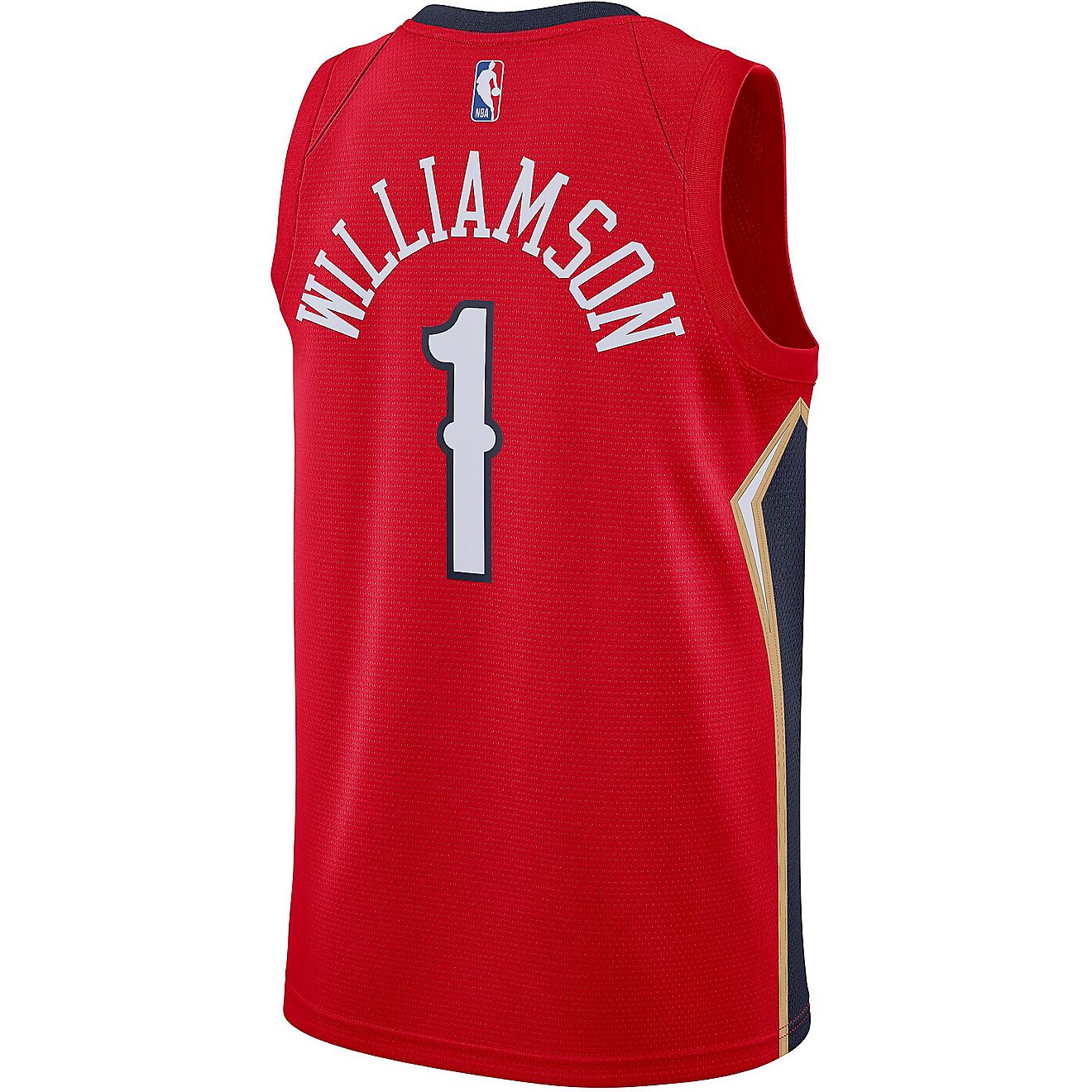 Nike Men's New Orleans Pelicans Zion Williamson Swingman Statement Jersey                                                        - view number 2