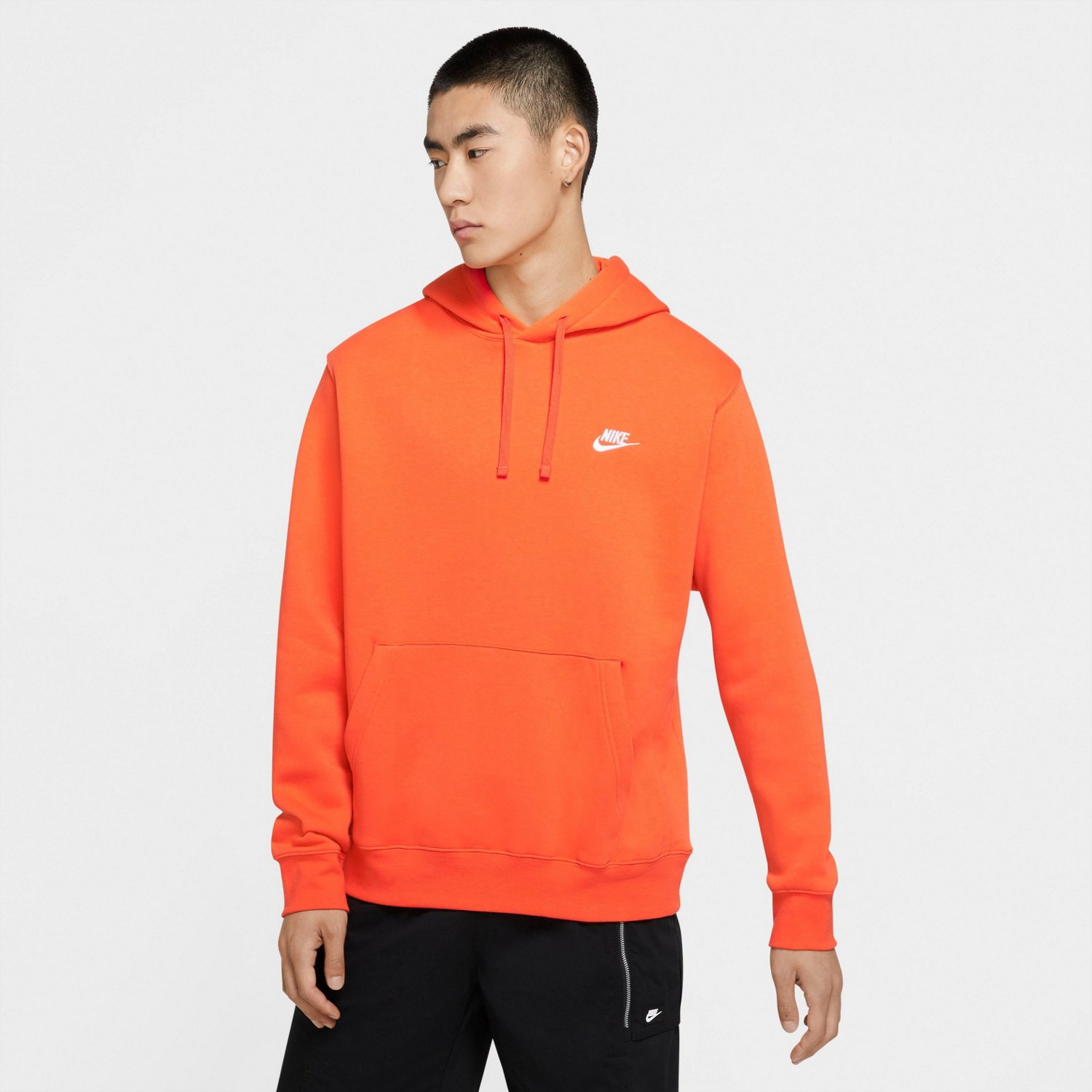 nike men's sportswear club jersey pullover hoodie
