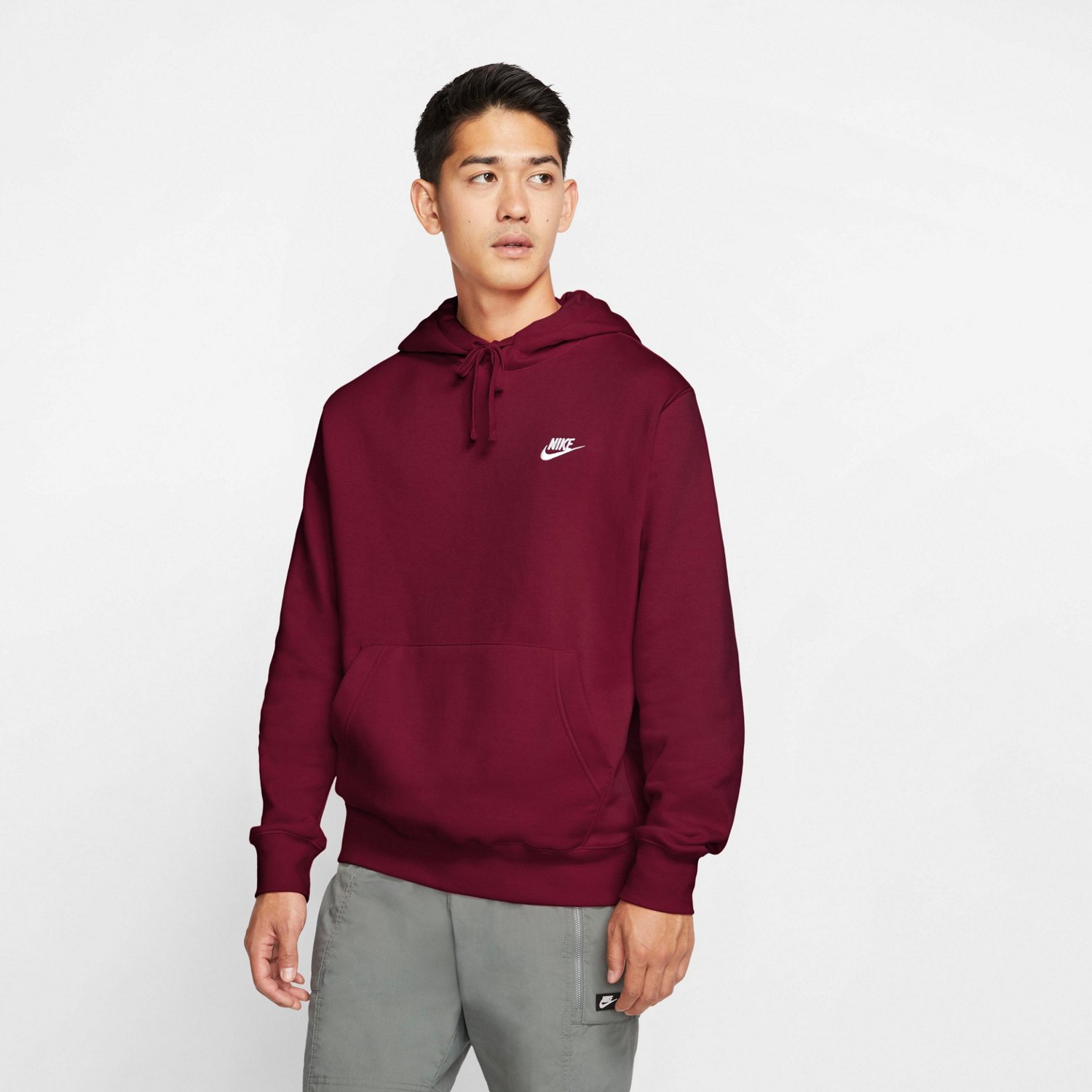 nike sportswear club fleece hoodie purple