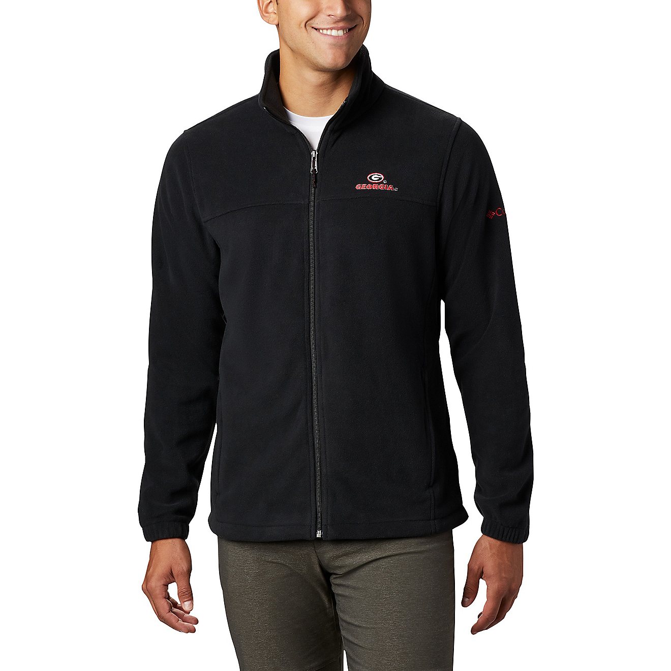 Columbia Sportswear Men's University of Georgia Flanker III Fleece Jacket                                                        - view number 1