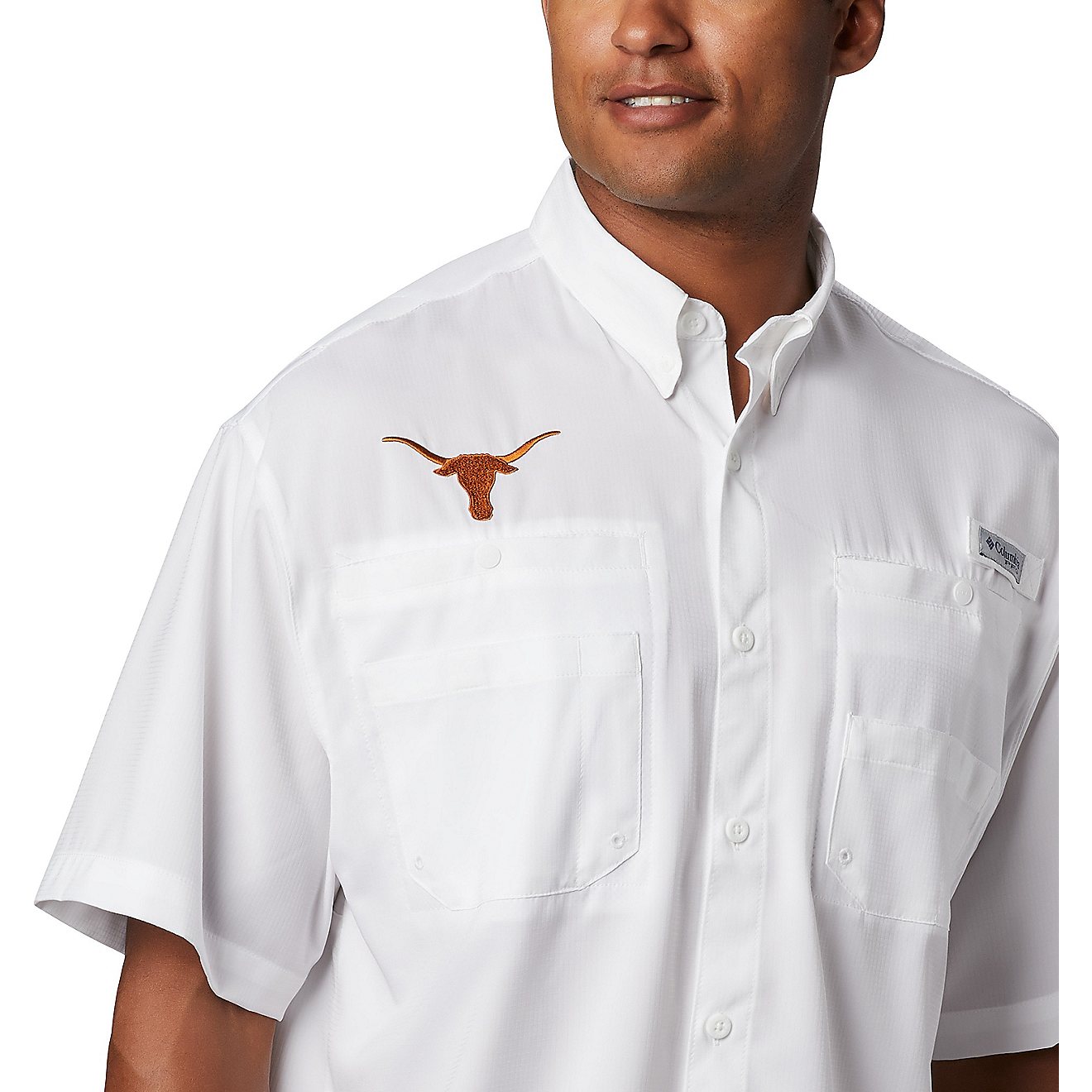Columbia Sportswear Men's University of Texas Tamiami Button-Down Shirt                                                          - view number 5