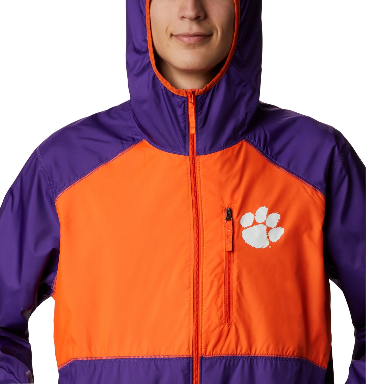 Columbia Sportswear Men's Clemson University Flash Forward Jacket Academy