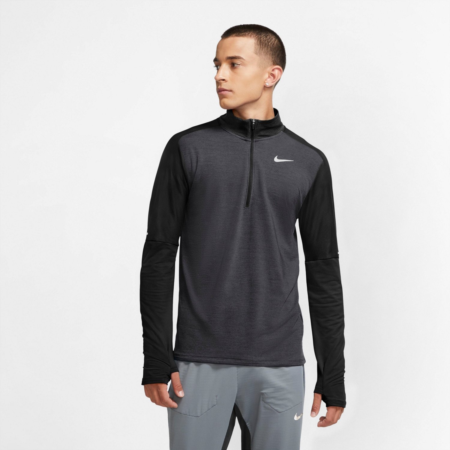 Nike Men's Dri-FIT 1/2 Zip Running Top | Academy