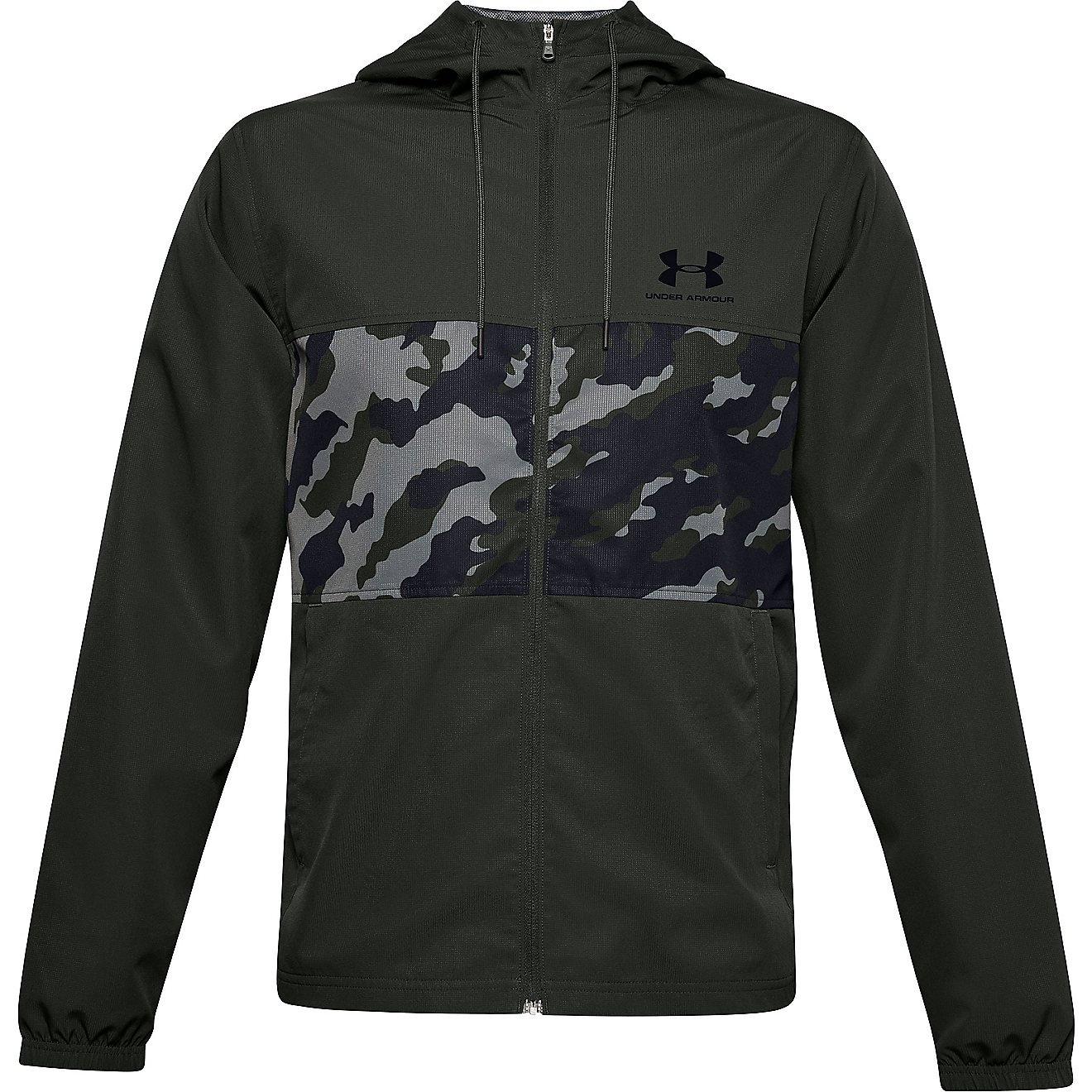 Under Armour™ Men's Sportstyle Wind Camo Jacket                                                                                - view number 3