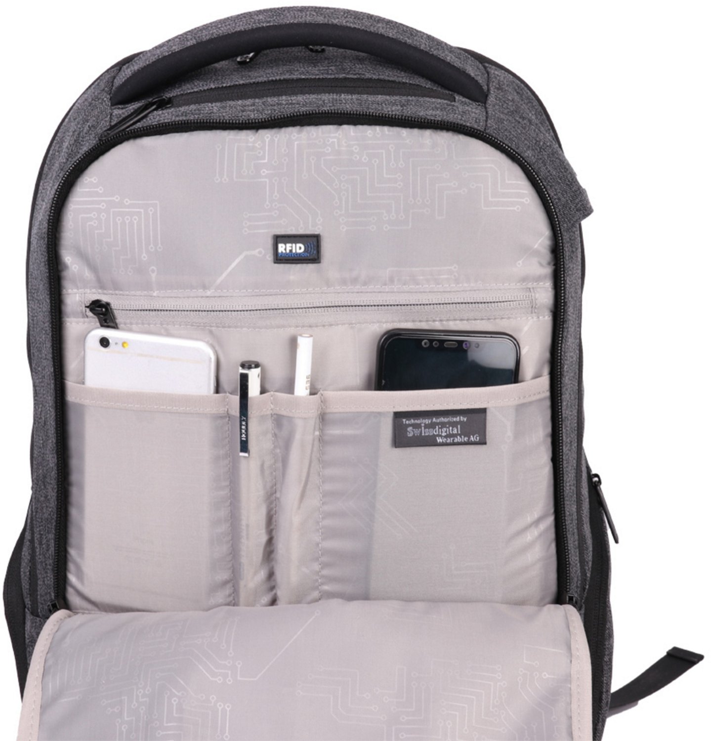 swiss digital massaging backpack