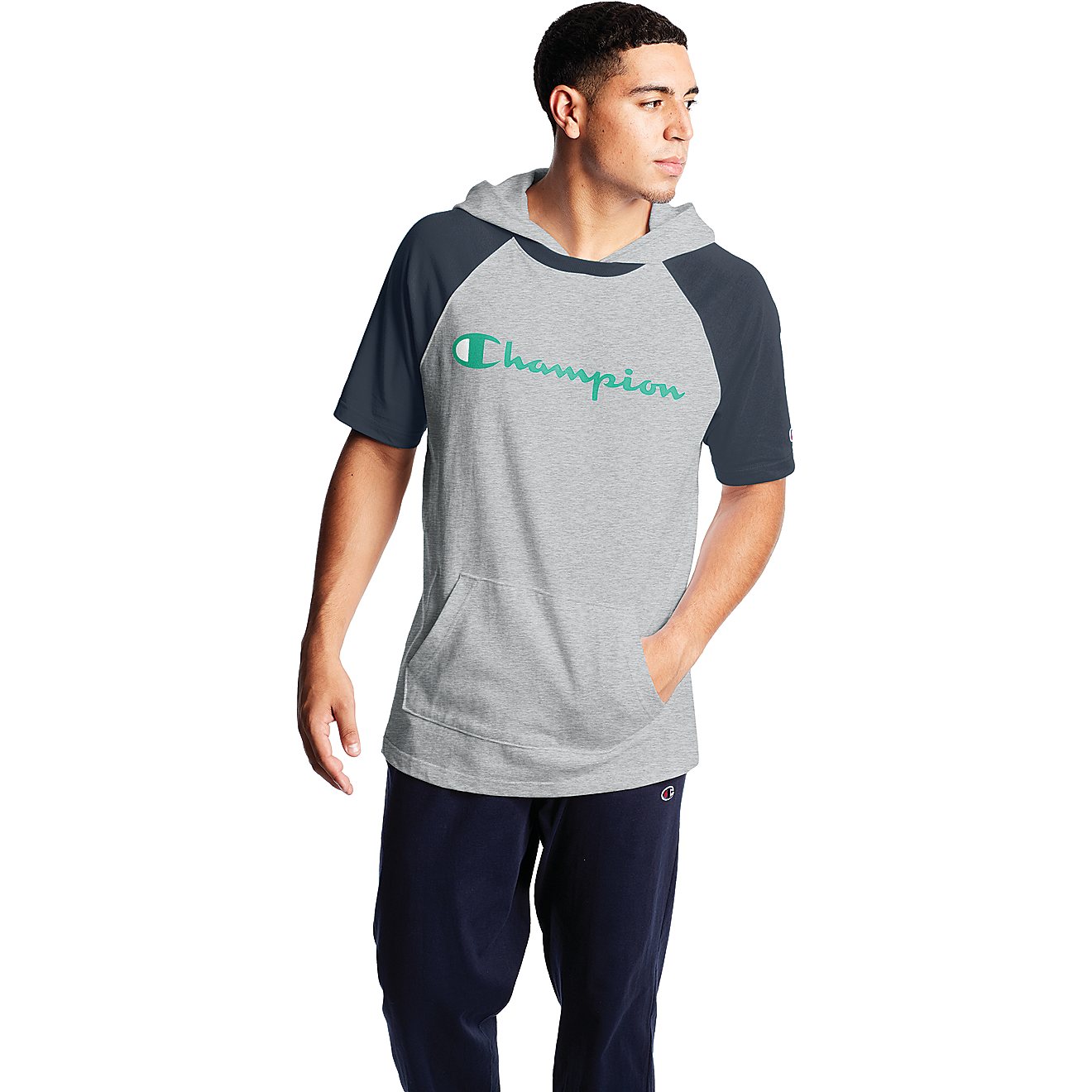 Champion Men's Middleweight Short Sleeve Hoodie                                                                                  - view number 1