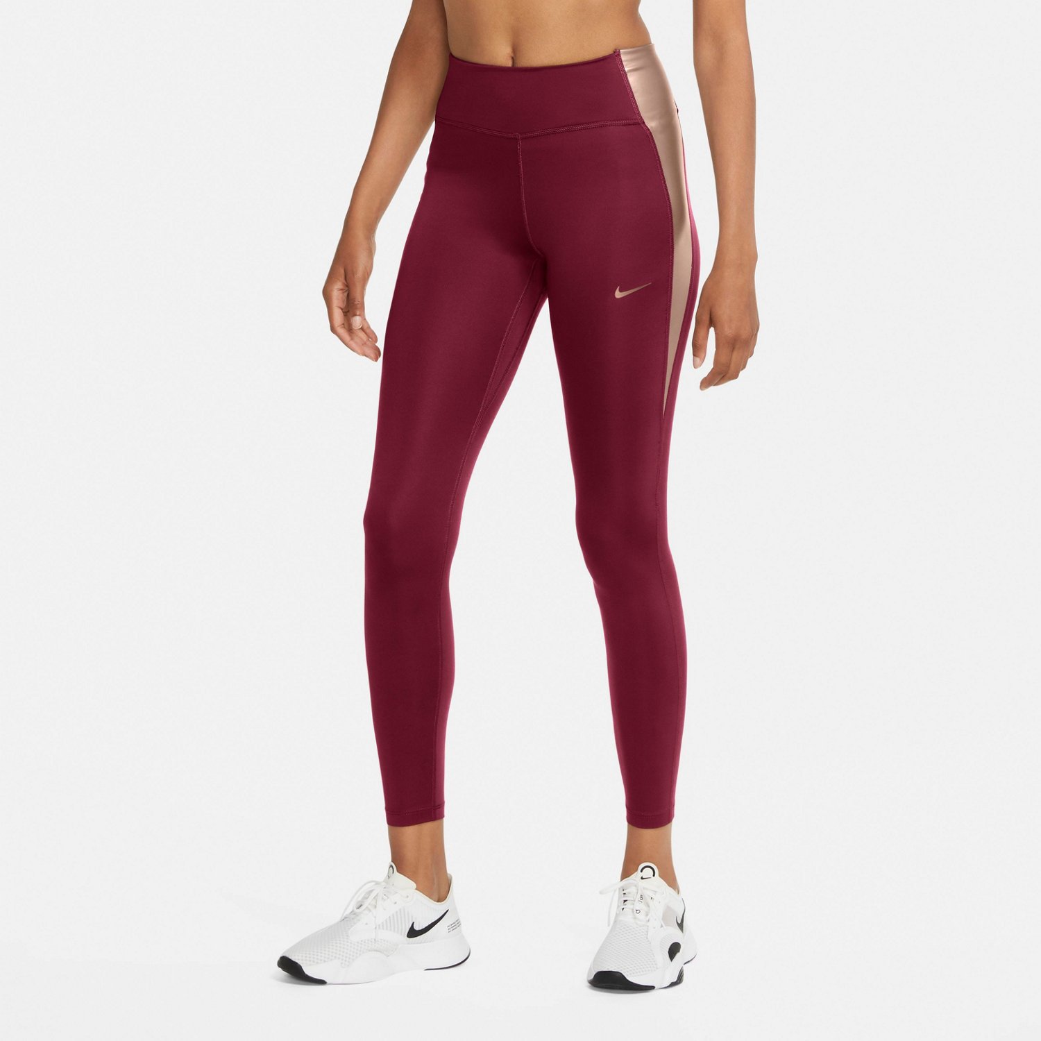 maroon nike spandex