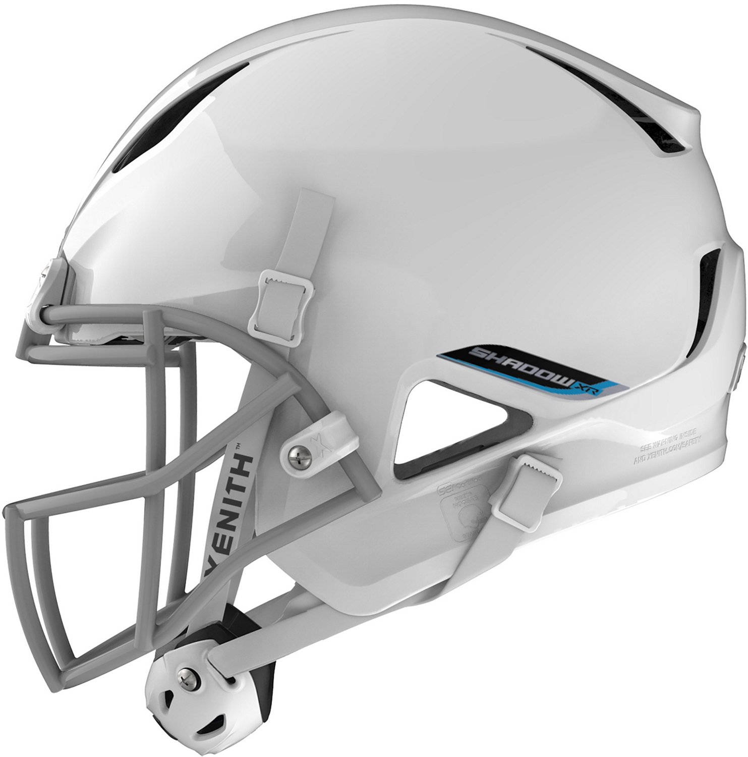 Xentih Adults' Shadow XR Gloss Football Helmet Academy