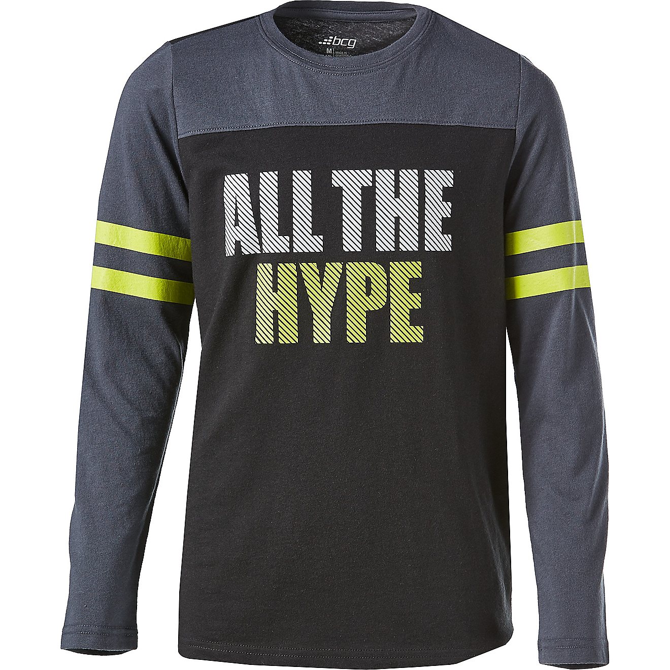 BCG Boys' All The Hype Long Sleeve T-shirt                                                                                       - view number 1