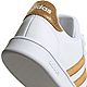 adidas Kids' Grand Court Metallic PSGS Tennis Shoes                                                                              - view number 4 image