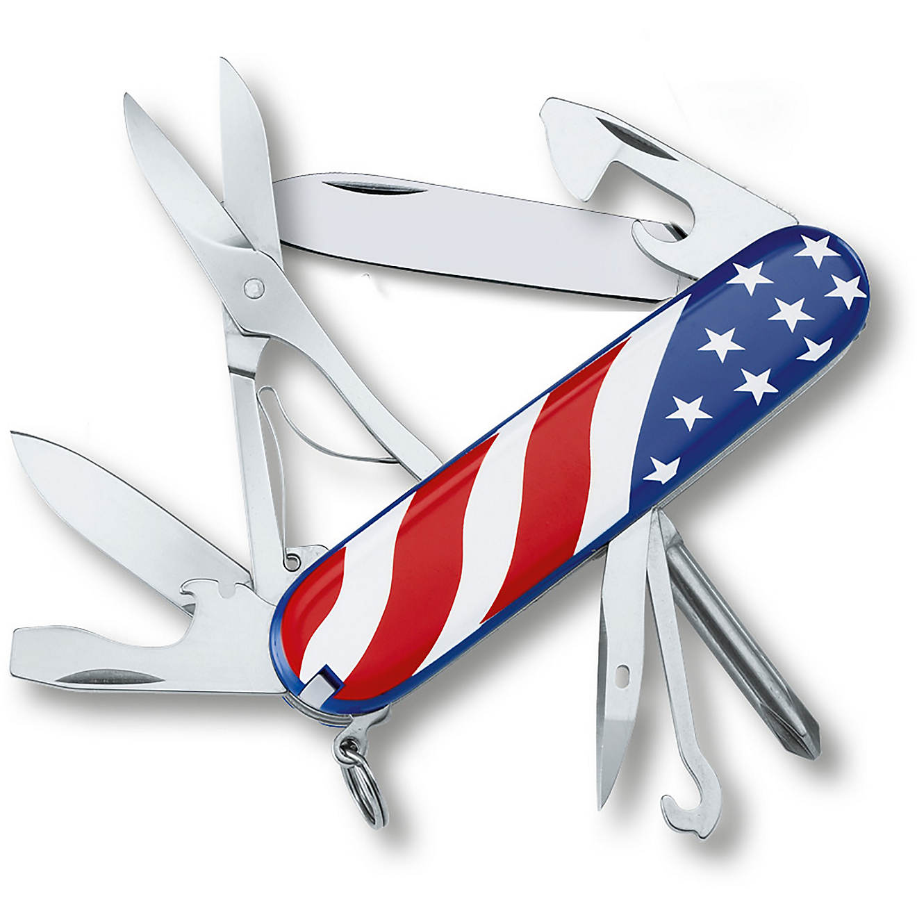 Victorinox Super Tinker US Flag Folding Pocket Multi-Tool                                                                        - view number 1