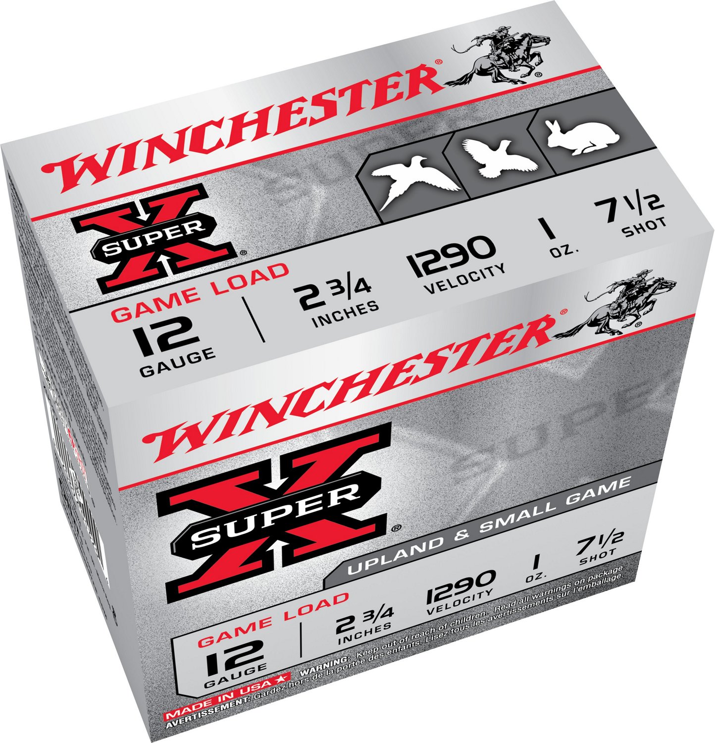Winchester SuperX Lead Shot Dove & Game Load 12 Gauge Shotshells Academy