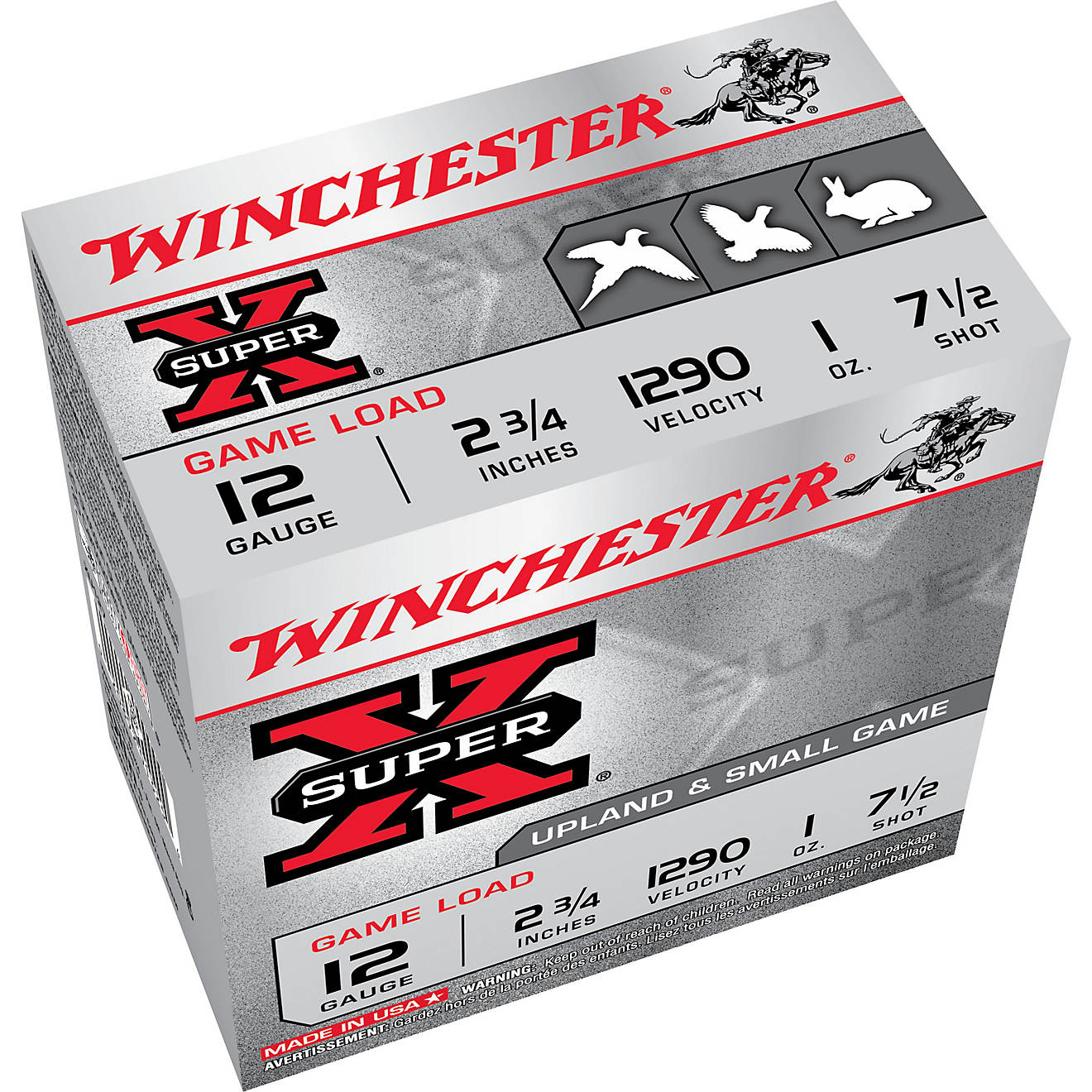 Winchester Super-X Lead Shot Dove & Game Load 12 Gauge Shotshells - 25 Rounds                                                    - view number 1