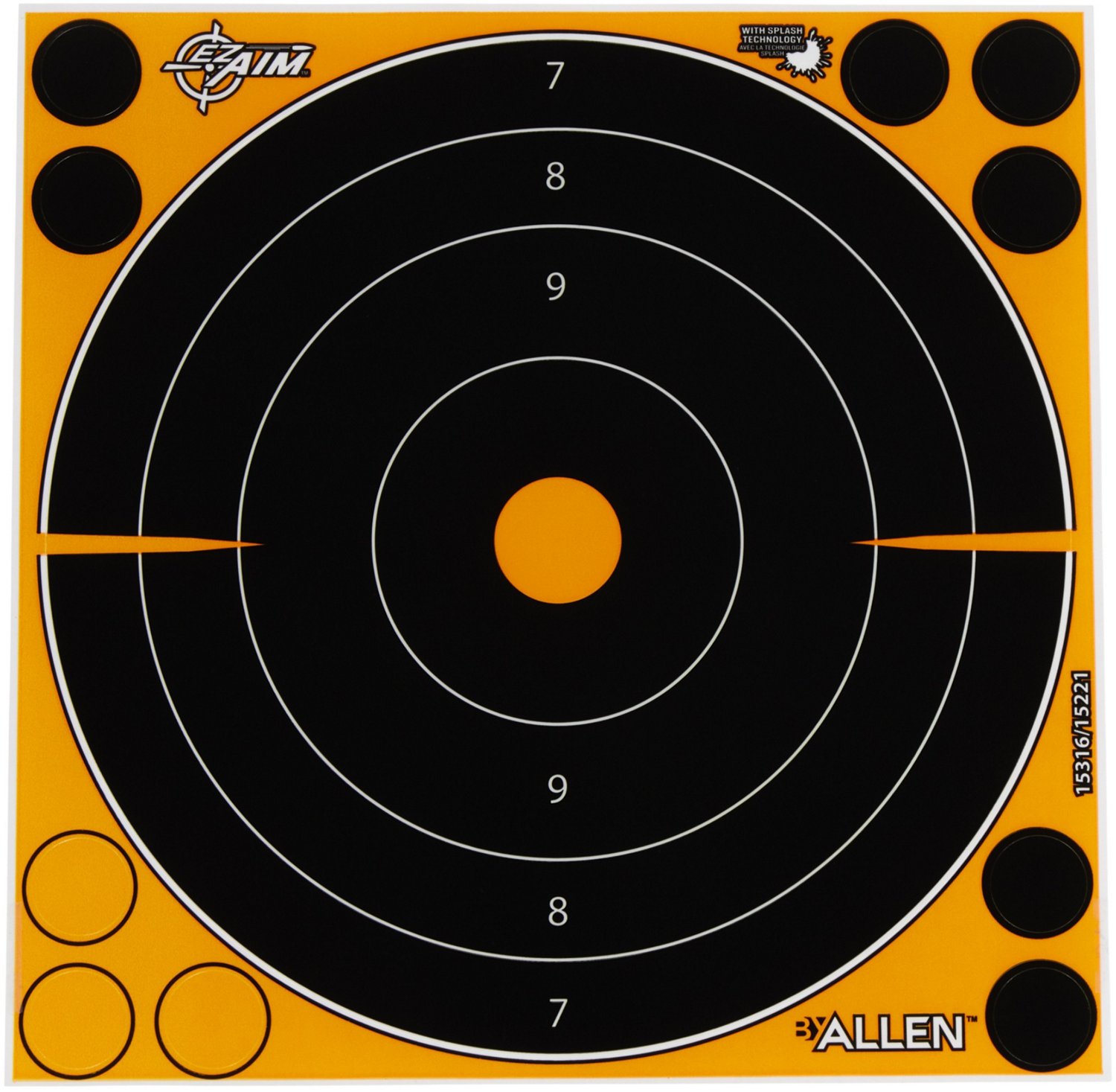 allen-company-ez-aim-adhesive-splash-8-x-8-bull-s-eye-targets-30-pack