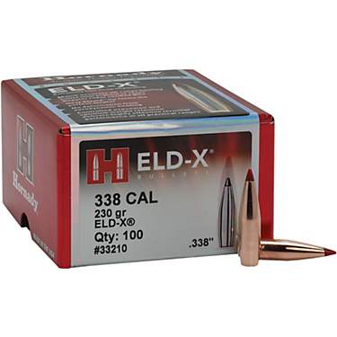 Hornady ELD-X .338 230-Grain Reloading Bullets                                                                                  