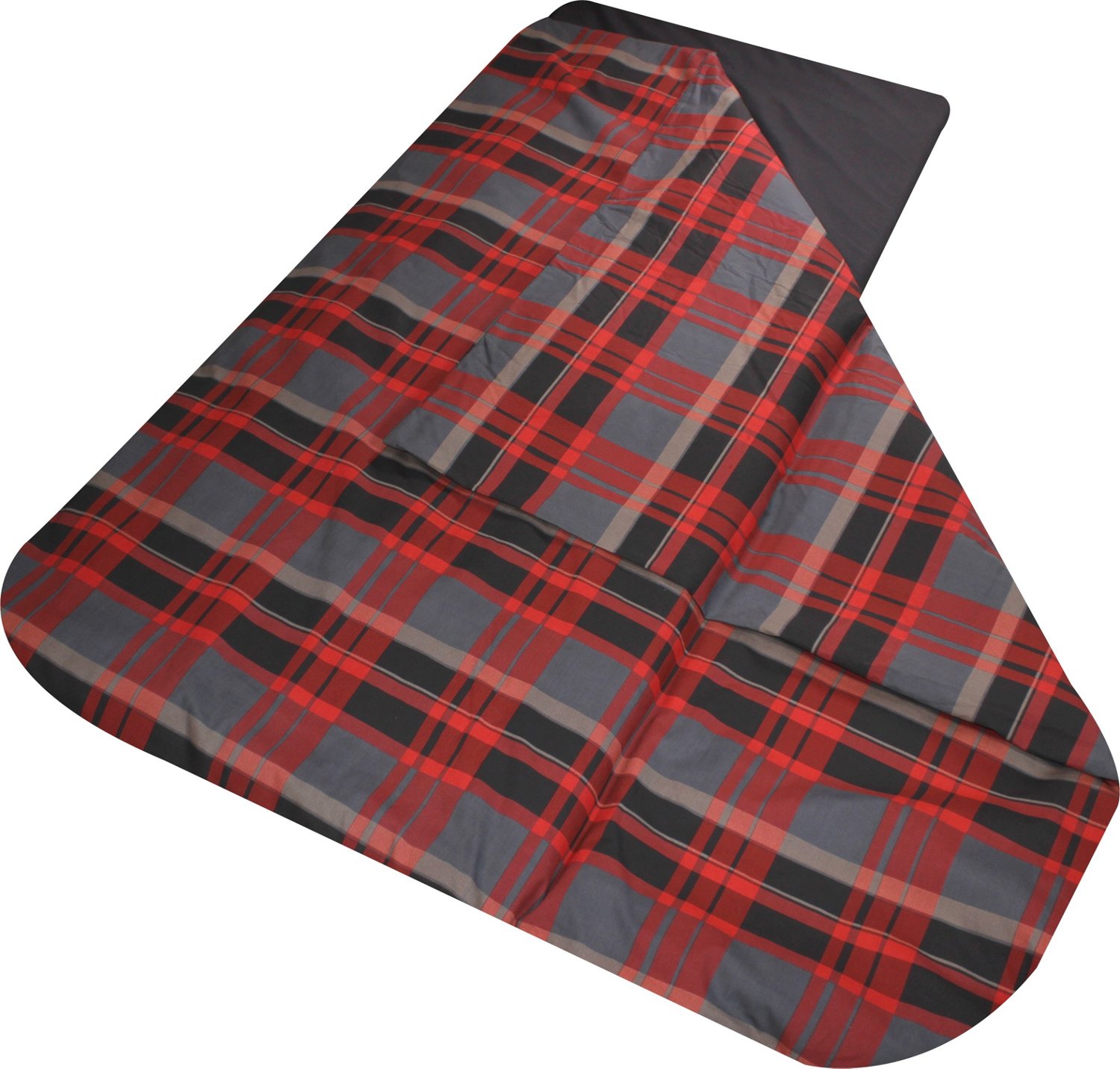 Disc-O-Bed Duvalay Child Memory Foam Sleep Pad/Duvet, Lumberjack Plaid