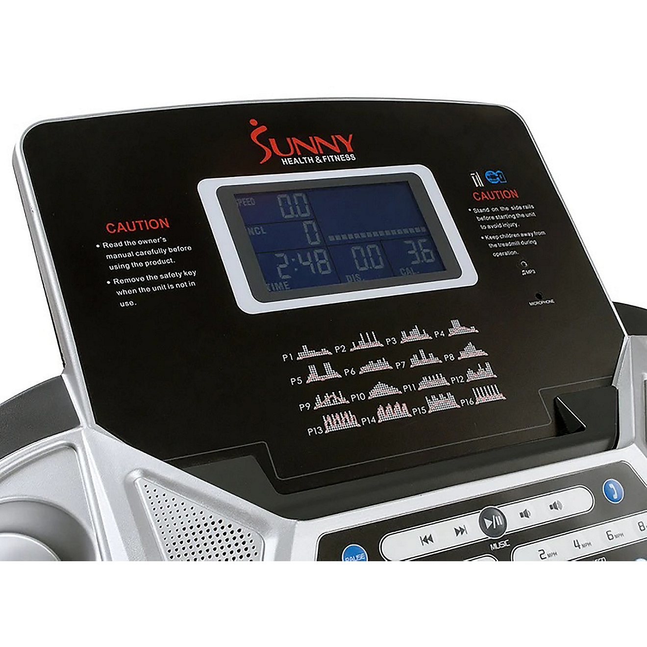 Sunny Health & Fitness Energy Flex Motorized Treadmill                                                                           - view number 4