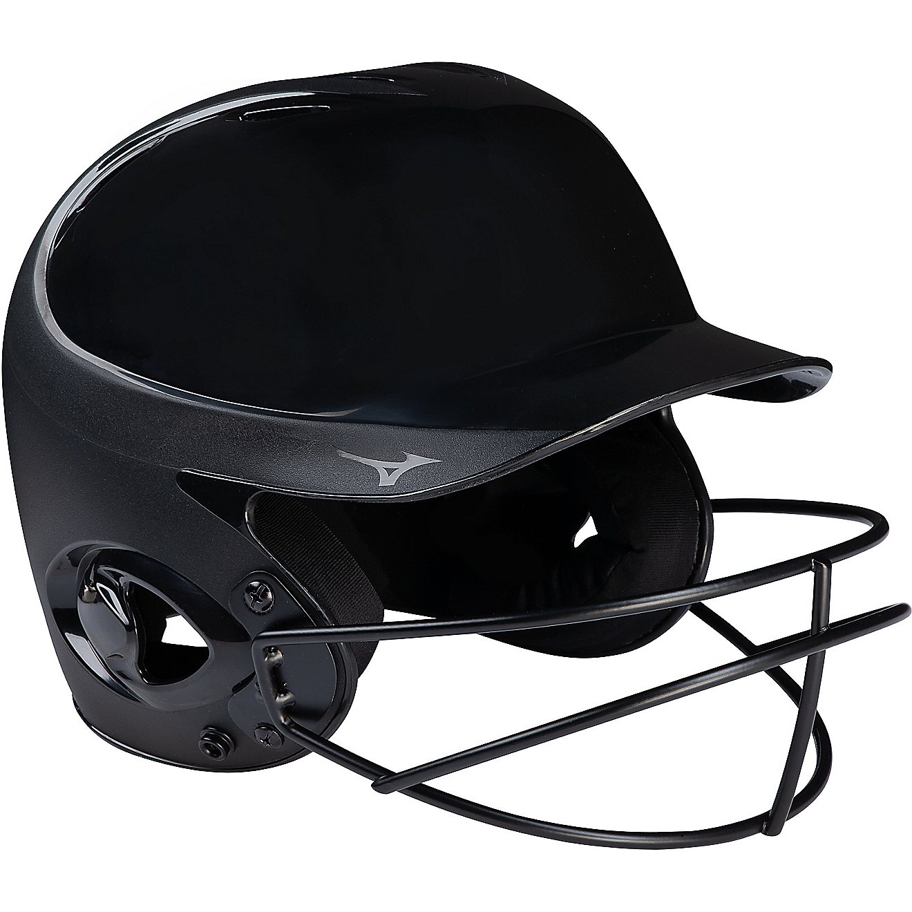 Mizuno Youth MVP Series Solid Batting Helmet with Fast-Pitch Softball Mask                                                       - view number 1