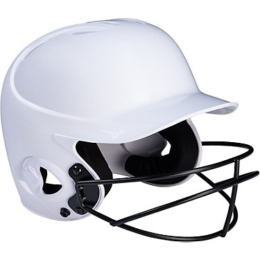 Mizuno Adults' MVP Series Solid Batting Helmet with Fast-Pitch Softball Mask