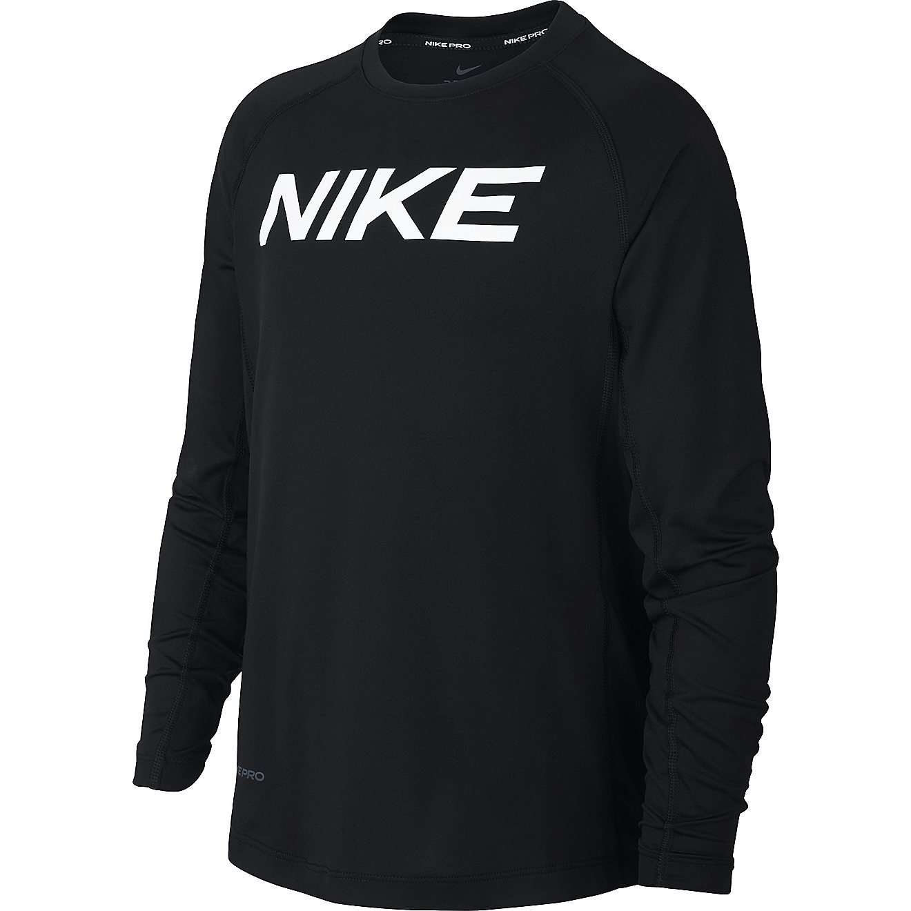 Nike Boys' Fitted Long Sleeve Graphic Training T-shirt                                                                           - view number 7